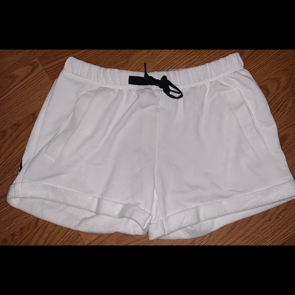 pink sweatpant shorts